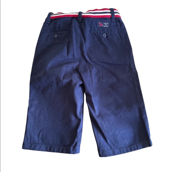 Janie and Jack Navy Belted pants size 6-12 months - Picture 2 of 4